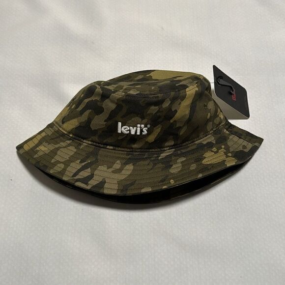 Levis Bucket Hat Mens Medium Camo - Picture 1 of 3